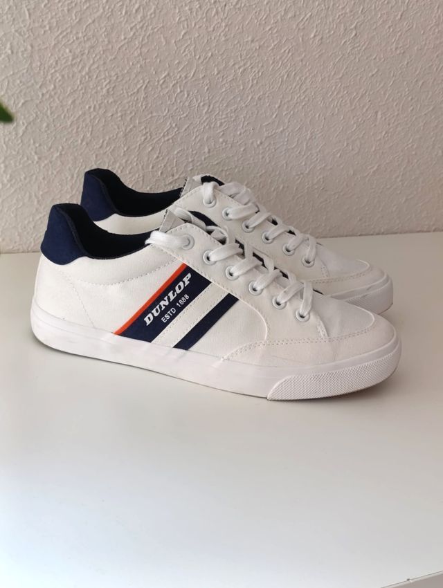 Zapatillas Dunlop Retro Blancas - Talla 40
