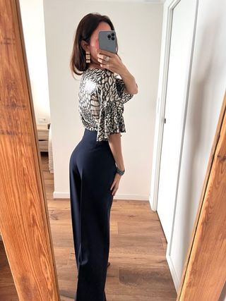 Blusa Coccapani estampada talla 46/XL