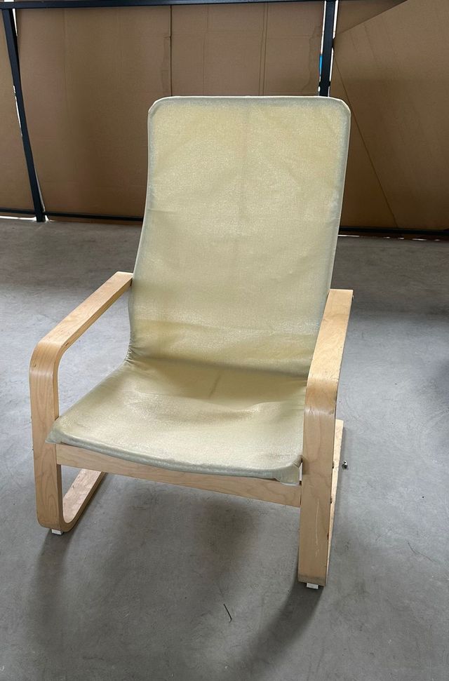 Sillón Poäng beige - madera