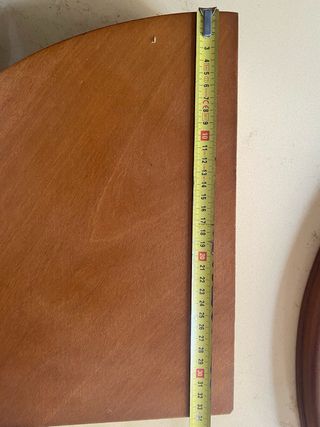 Mensole angolari legno marroni