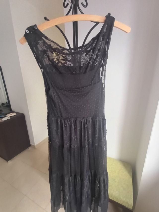 Vestido negro Zara - Talla M