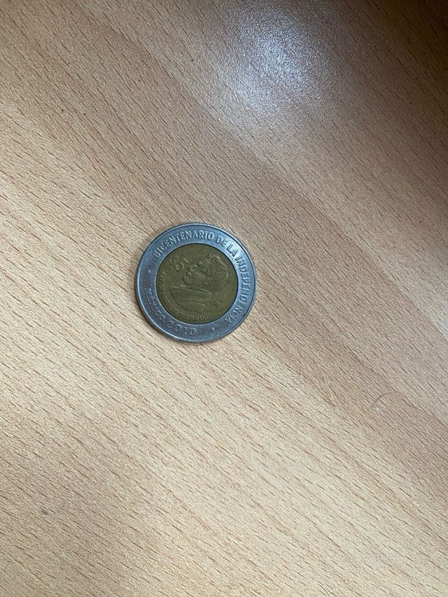 Moneda 5 pesos Bicentenario México