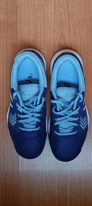 Zapatillas Asics pádel mujer azules