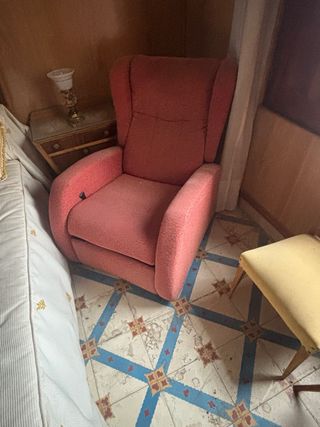 Sillón relax rojo