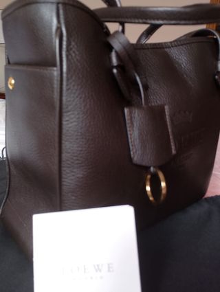 Bolso Loewe piel marrón auténtico