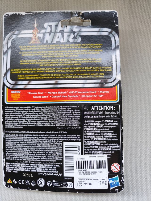 Figura Retro Ahsoka Tano Star Wars