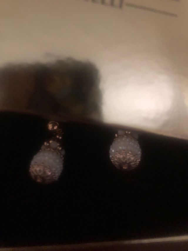 Orecchini pendenti oro rosso