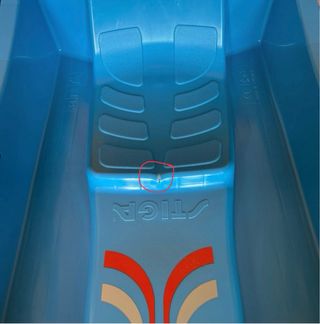 Trineo Pacer azul infantil