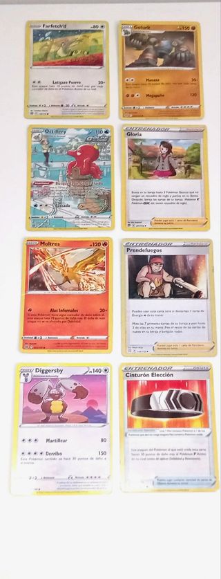 Lote 18 cartas Pokémon