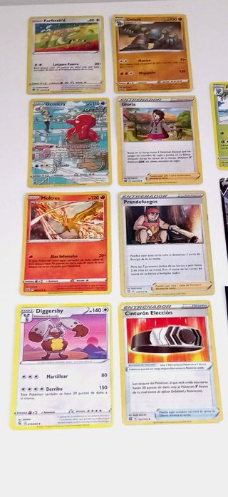 Lote 18 cartas Pokémon