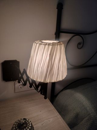 Juego de Lámparas forja pared - Blanca