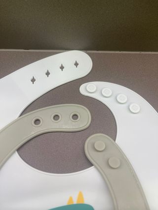 Baberos silicona bebé - 4uds