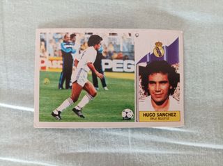 Cromo Hugo Sánchez - Real Madrid