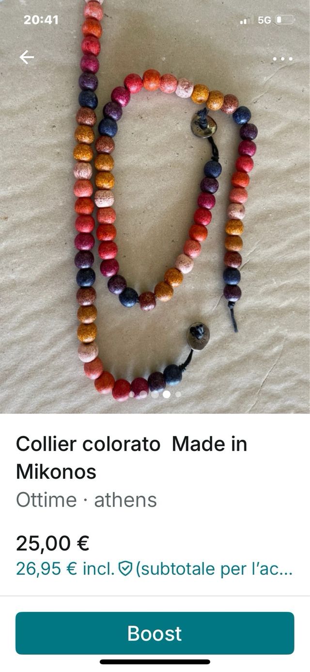 Collana Athens multicolor