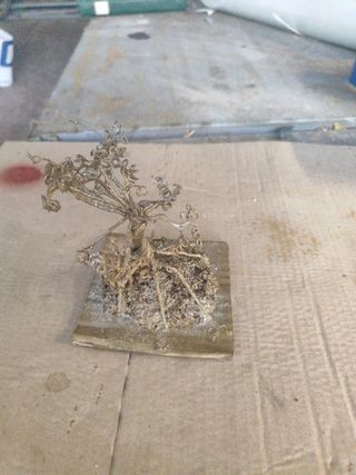 Albero in rame dorato