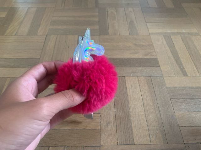 Llavero Pompón Unicornio