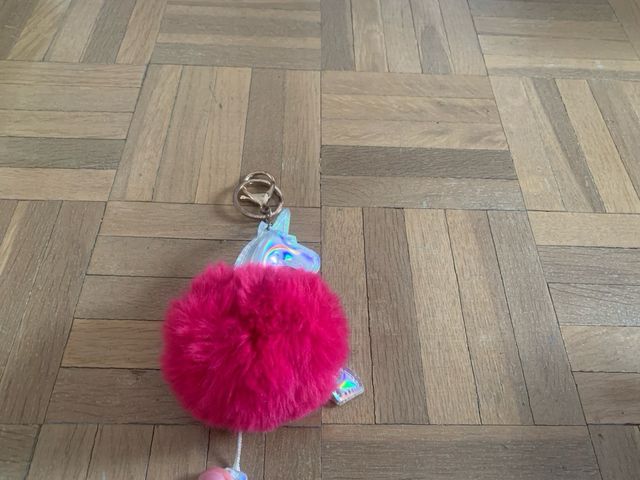 Llavero Pompón Unicornio