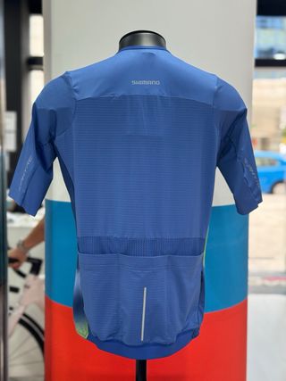 Maillot ciclismo S-Phyre azul talla L Nuevo