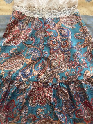 Vestido Shein verano - Blanco y Verde Agua