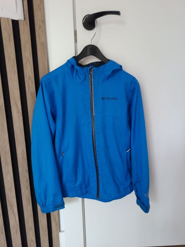 Chubasquero Columbia niño azul, talla S (8 años)