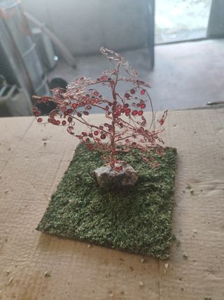 Albero in filo di rame - Decorazione