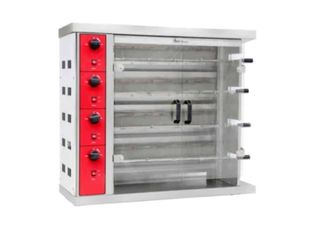 Asador pollos 4 barras