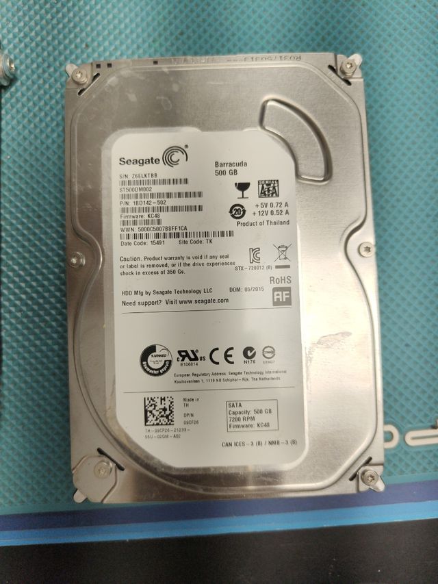 Disco Duro Seagate Barracuda 500GB