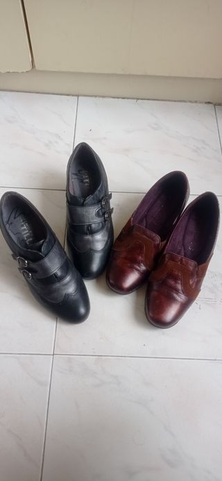 Zapatos Pitillo mujer - negros y marrones