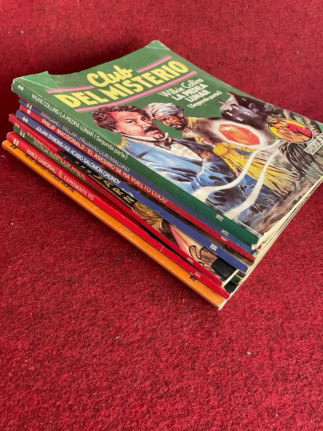 Lote de novelas " El club del misterio" bruguera