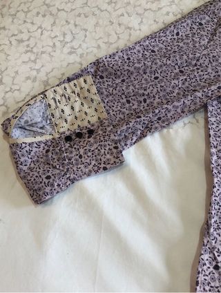 Blusa floral morada - Lila