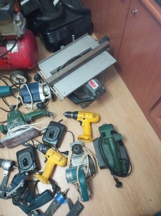 Herramientas carpintero usadas