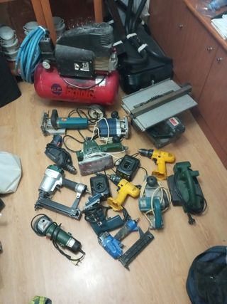 Herramientas carpintero usadas