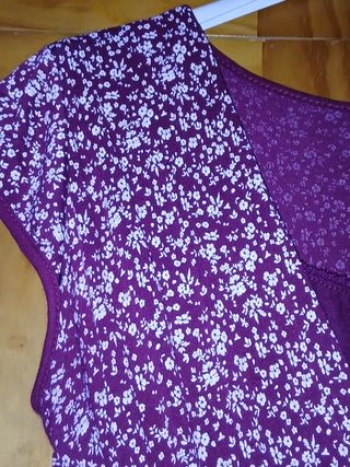 Vestido floral verano mujer XL
