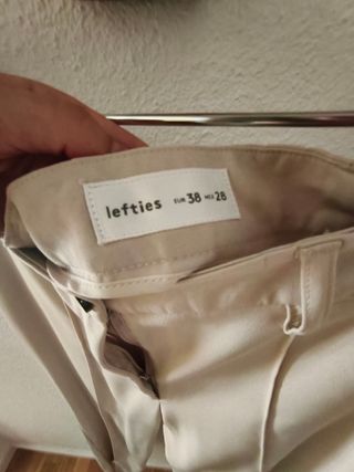 Traje chaqueta beige mujer