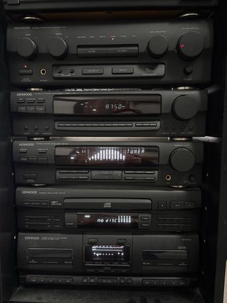 Apparecchiature audio Kenwood vintage, i dischi non sono più