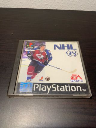 Caja y Manual de NHL 98 PS1 (PlayStation) -PAL