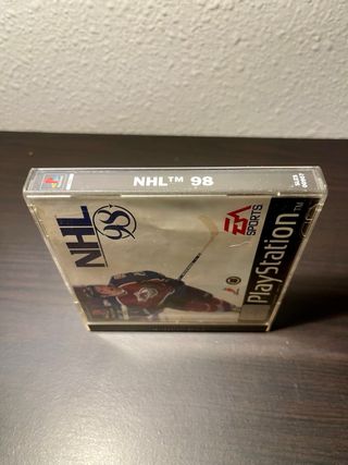Caja y Manual de NHL 98 PS1 (PlayStation) -PAL