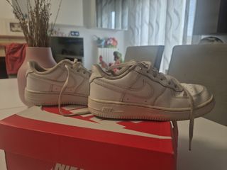 Nike Air Force 1 bianche bimbo n°32