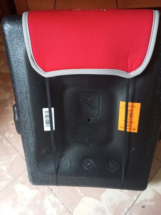 Silla coche bebé roja