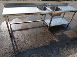 Lavabo industrial acero inoxidable