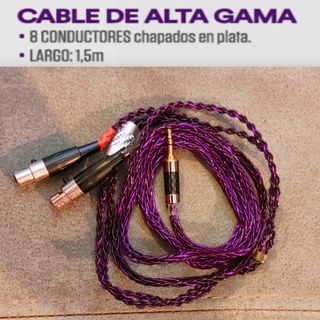 Cable Auriculares Mini XLR - 3.5mm