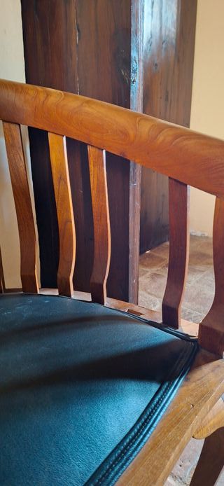 Butaca de madera, estilo Bengalí