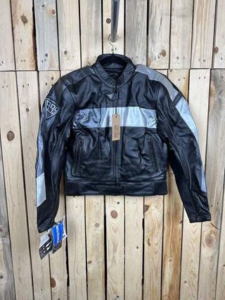 CHAQUETA T-M MUJER DE MOTO GARIBALDI NEGRA 1
