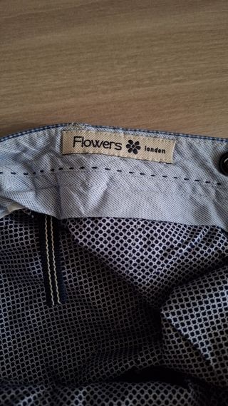 Pantaloni Uomo Flowers London Tg.46