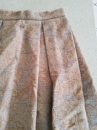 Gonna longuette beige Giorgia & Johns Tg.S