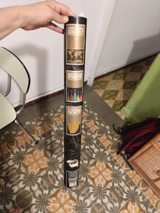 Mapamundi para rascar - Edición Deluxe