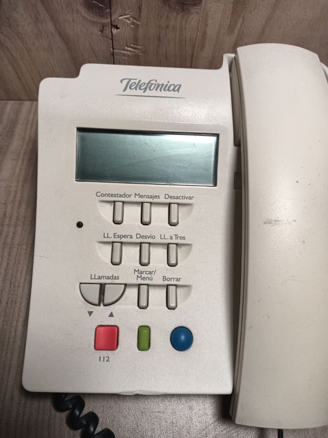 Teléfono fijo Telefónica Domo blanco