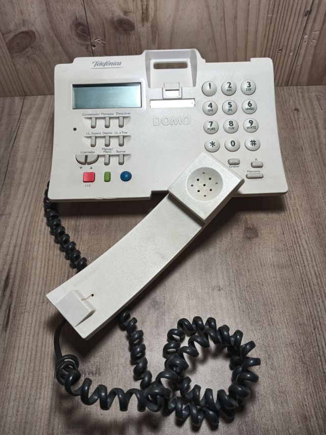 Teléfono fijo Telefónica Domo blanco