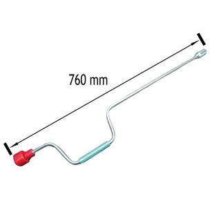 Manivela para pata caravana retráctil 19mm