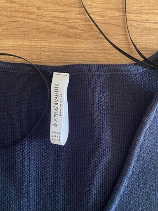Chaleco Stradivarius XS - Azul